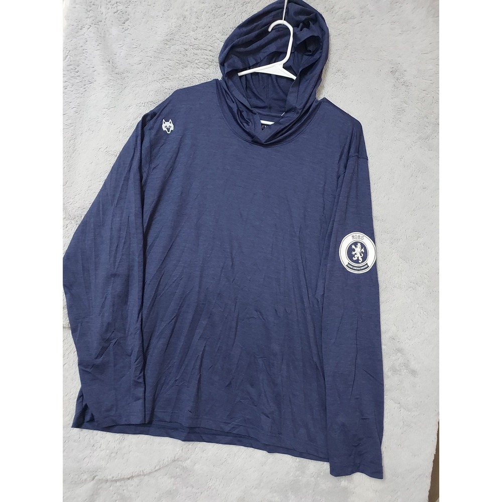 Greyson Hoodie Mens XXL 2XL Activewear Guide Sport Blue Performance Jersey READ